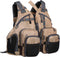 Lightweight Fly Fishing Vest with Multi Pockets - Adjustable Size Mesh Fishing Backpack for Men and Women