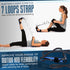 Foot and Calf Stretcher for Plantar Fasciitis, Blue Yoga Stretching Strap for Achilles Tendonitis, Heel Spurs, Drop Foot