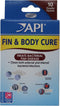 API FIN & BODY CURE Freshwater Fish Powder Medication, 10-Count Box