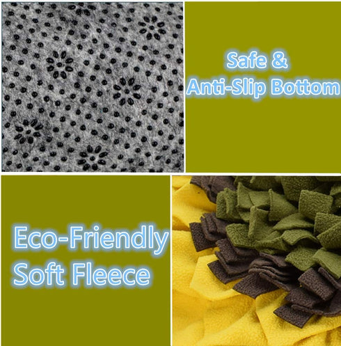 Snuffle Mat for Dogs, Dog Feeding Mat, Dog Puzzle Toys, for Encourgaing Natural Foraging Skills for Cats Dogs