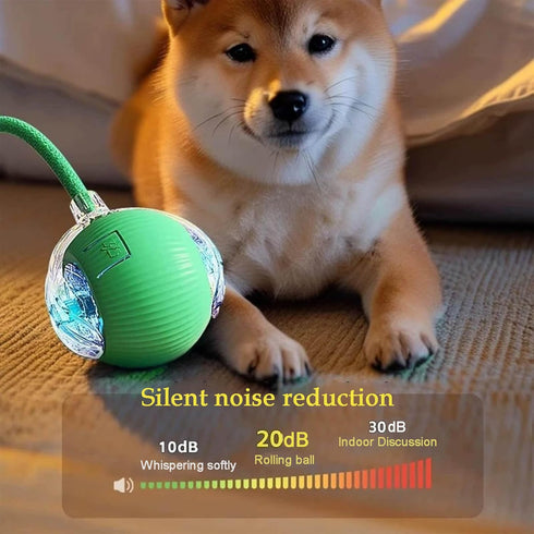2 PCS Interactive Cat Toy Rolling Ball Chewie Viral Dog Ball, Smart Automatic Rolling Pet Balls,Automatic Moving