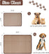 Dogs Cooling Mat, Pet Self Cooling Pad for Summer, Washable Ice Silk Sleep Mat for Large Dogs and Cats (Coffee, Large)