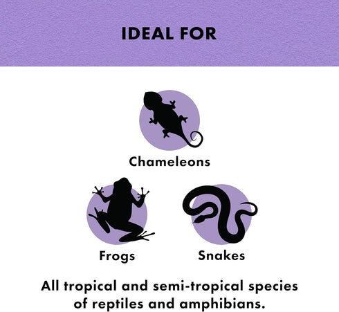 Zilla Tropical Mist Humidity Spray, Ideal for Tropical Reptiles, Fortified with Aloe Vera