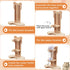 Sonwyoung 18 Set, 10 Set Pcs Hamster Toys Kinds Small Animal Chewing Toys, Maze Wood House, Silent Exercise Running
