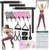 Pilates Bar Kit with Resistance Bands - Multifunctional Yoga Pilates Bar with Heavy-Duty Metal Adjustment Buckle