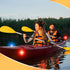 Tellegloww 16 8 3 8 Pcs Navigation Lights for Kayak Boat Include Red Green LED Battery Safety Night Lights with Type