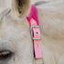 Equinavia Saga Fleece-Padded Breakaway Halter - Sweet Pink & Pink Flambe for Horses