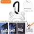 2PCS Dog Poop Bag Holder, Waste Holder for Dispenser Carrier, Hands-Free Metal