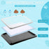 Puppy(Black,25.59 18.9 Inches,1 Mifoci Dog Pee Pad Holder Potty Tray Portable Dog Litter Box Toilet Training for Indoor