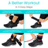 Vive Workout Ankle Straps for Women, Cable Kickback Machine Pair for Weighted Legs, Glutes, Abs