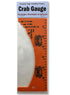 River Guide Supply Dungeness Crab Measure - Gauge for Oregon, Washington & California (Made in USA) (Orange)