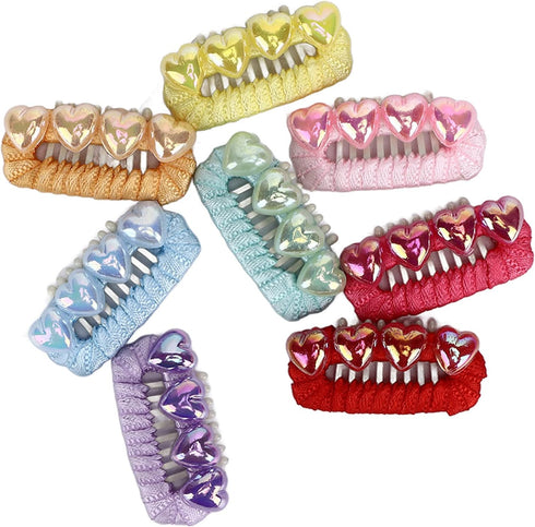 16pcs Pet Hairpin, Cute Dog Hair Clip, Fashionable Mixed Colors Grooming Barrettes for Puppy Cat Small Pets