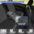 Yonktoo 60/40 61" Dog Car Seat Cover for Back Seat, Car Seat Cover Split Bench for Full-Size SUV, Pickup Truck, Big