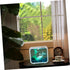 Mini Plastic Aquarium Kits, Small Fish Tank with LED Lighting, Ecological Landscape Box, Desktop Decoration