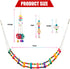 14PCS Chicken Toys for Coop Accessories, Swing Bridge Ladder Mirror Xylophone Toys with Bells Hanging String Vegetable