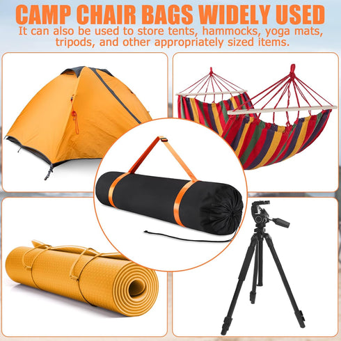 51"x11" Hammock, TOBWOLF Extra Large Portable Chair Bag, Folding Camping Chair Storage Bag with Shoulder Strap, Heavy