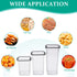 Lolytama 3 Set Pet Food Storage Containers, Airtight Dog Food Storage Container with Locking Clips, Dog Treat Container