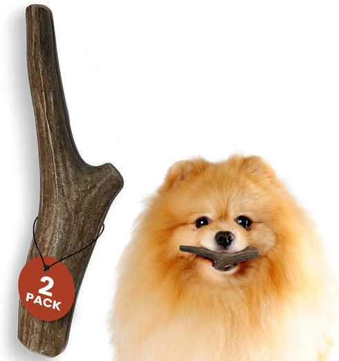 Heartland Deer Antlers for Dogs, Grade A Naturally Shed Antlers, Chew Toy for Aggressive Chewers (Small: 4-5 Deer