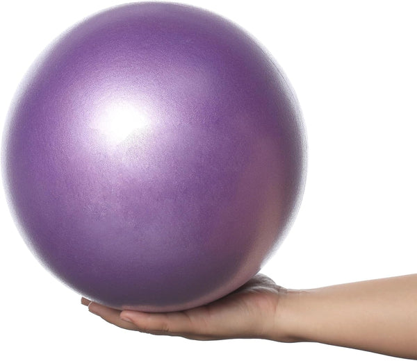 Pilates Balls 9 Inch - Small Exercise Ball for Physical Therapy, Between Knees for Rehab, Barre, Core, Stability & Yoga