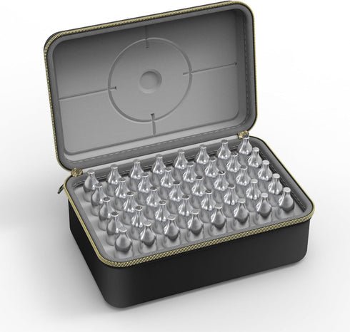 SHBC Silent 12g Co2 Cartridges Case, 40 Slots Safe Storage for Airsoft Pistols, BB Guns Co2 Cartridges Organizer