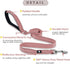 FURRYFECTION Reflective Dog Collar and Leash Set with Quick Release Buckle, Padded Neoprene for Small Medium Large Dogs