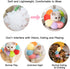 KUDES Adjustable Cat Small Dog Recovery Collar, Cute Neck Cone for Surgery, Wound Healing Protective Cone, Colorful (L,