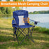 325lb Folding Camping Chair, Foldable Lawn Chair Breathable Mesh with Water-Proof Coating, Includes Cup Holder, Storage
