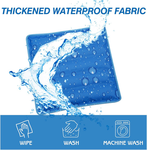 Water Injection Dog Cooling Mat, Pet Cooling Pads for Dogs & Cats, Ideal for Outdoor Car Seats & Beds