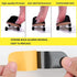 ACFELLE 10Pcs 34mmx98mm (10 Pre-Cut Fingerboard Grip Tape, Pro Mini Finger Skateboards One Step Install Foam Adhesive
