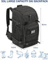 Ski Boot Bag, 50L Padded Travel Backpack for Snowboard Boots, Helmet, Goggles, Gloves