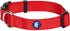 Blueberry Pet Essentials Medium Dog Collar in Rouge Red | Classic Adjustable Nylon Strap for Medium Dogs, Eco-Friendly
