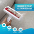 TheOfficeGuys Reusable Lint Roller for Pet Hair, Self Cleaning Brush for Furniture, Couch, Bed, Carpet, Cars