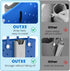 OUTXE Silicone Phone Holder for Bogg Bag, Phone Case Holder Charms Accessory Compatible with All Bogg Bags, Phone