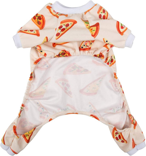 CuteBone Soft & Stretchy Dog Pajamas, Cozy Pet Jammies for Small Dogs, All-Season Comfy Outfit