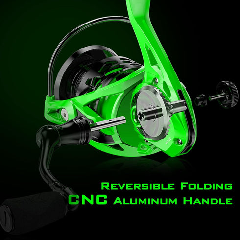 KastKing Zephyr Spinning Reel, 5.6oz Size 500 for Ultralight/Ice Fishing, Fresh & Saltwater