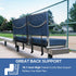 Stadium Seats for Bleachers with Back Support, Bleacher Seats with Backs and Cushion Wide, Portable Folding Comfort
