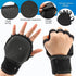 Trivolein Workout Gloves for Men & Women, Wrist Wraps for Weightlifting Fingerless Gym Gloves with Wrist Support