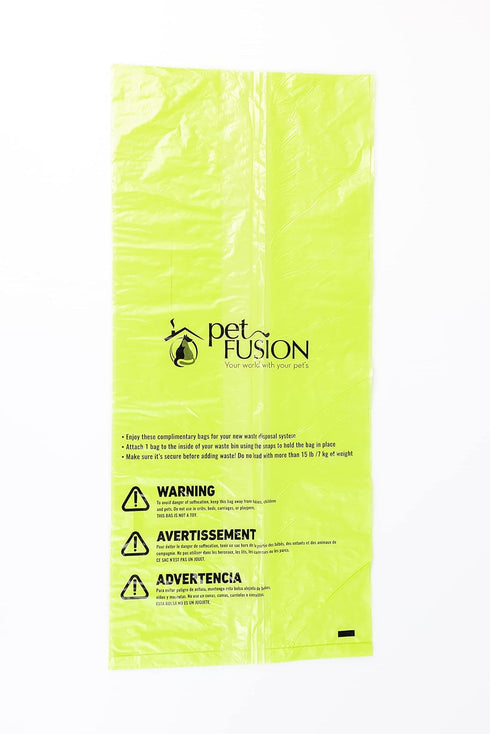 10+lbs. PetFusion Replacement Waste Bags Cat Litter Disposal & Outdoor Waste Disposal. Easily Holds Durable Leakproof
