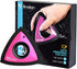 Analan Mini Pet Hair Remover - Triangle Dog Hair Remover for Car Detailing, Couch, and Furniture (Rose Pink)