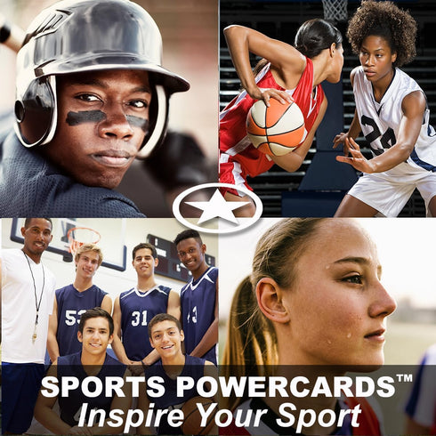 3-Pack Set (5x7) Play Strong Baseball Coach Thank You Cards Greeting Card You're Awesome Design Perfect for Players