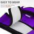PUPTECK Soft Mesh Cat Vest Harness and Leash Set, Escape Proof Puppy Padded Pet Harnesses for Small Dogs, Purple Small