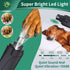 2-in-1 Dog Nail Grinder & Clippers for Large Medium Small Dogs, USB Rechargeable with Safety Guard and LED Lights