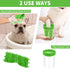 Dog Paw Cleaner, Portable Pet Cleaning Silicone Brush with 3 Absorbent Towels for Small Breed Dogs