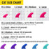 zetpo 100 pcs Cat Nail Caps with Adhesives and Applicators, M, Purple, Blue, Sky Blue, Turquoise