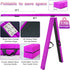 8FT FC FUNCHEER Folding Balance Beam -Gymnastics Floor Beam -Gymnastics Equipment for Kids,Wood core- Anti-Slip Bottom
