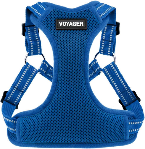 Best Pet Supplies Royal Blue Adjustable Dog Vest Harness, No Pull, for Small, Medium, Large Dogs