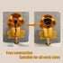 Lion-Shaped Show Head Pet Canvas Shoulder Bag, Pet Out Bag (Dark Grey-Large)