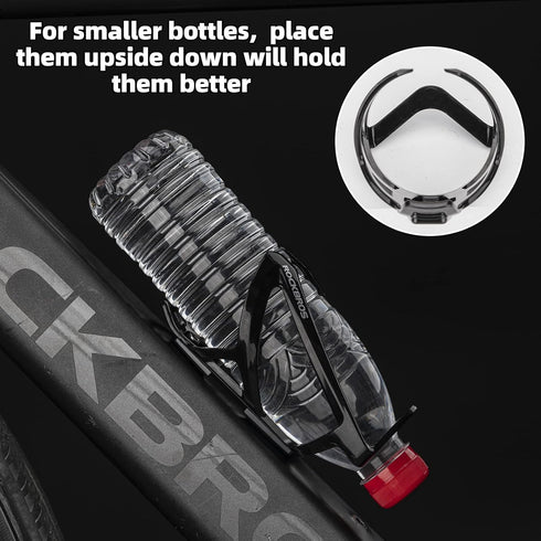 ROCKBROS Bike Water Bottle Holder, Ultra-Light Bicycle Bottle Cages with Screws Tool, Universal Cup Holder Rack for