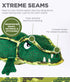 Outward Hound Xtreme Seamz Alligator Squeaky Dog Toy, Reinforced Dense Stuffing Plush