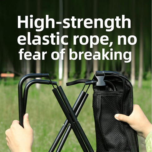 Generic 2026 Backpack 300lbs New Foldable Stool for Adults - Portable Camping Stool with Sling Bag, Capacity